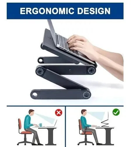💻🌀 OFERTA POR HOY – MESA PORTÁTIL AJUSTABLE CON VENTILACIÓN + ENVÍO GRATIS 🌀💻